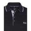 Polo Hugo Boss noir gris col
