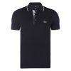 Polo Hugo Boss noir gris face